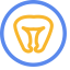 Reproductive Center Icon, reproductive,uterus,medical