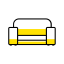 Sofa Icon, sofa,furniture,living room