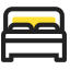 Bedroom Icon, bed,bedroom,sleeping space