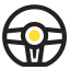 Car Interior Icon, car interior,steering wheel,vehicle space