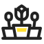 Garden Icon, garden,outdoor garden,plants