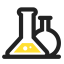 Laboratory Icon, flasks,laboratory,science space