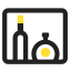 Wine Cabinet Icon, storage,wine bottles,wine cabinet