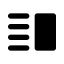 Round Vertical Split Icon, split,vertical split
