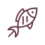 Grilled Fish Icon, grilled fish,dish