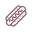 Hot Dog Icon, hot dog,fast food