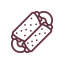 Roast Duck Roll Icon, roast duck roll,snack