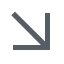 Down Right Icon, down right,diagonal,direction