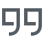 Quotes Icon, citation,quotes,text