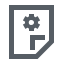 Settings File Icon, file,gear,settings