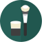 Makeup Brush Icon, makeup brush,makeup