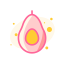 Avocado Makeup Remover Icon, avocado,makeup remover
