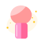 Mushroom Head Sponge Icon, mushroom sponge,makeup tool