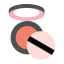 Blush Compact Icon, blush,compact
