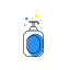 Blue Bottle Icon, blue,bottle
