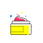 Yellow Box Icon, box,yellow