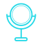 Mirror Icon, grooming tool,mirror