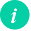 Info Teal I Icon, i,info,teal