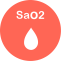 Blood Oxygen Icon, blood oxygen,Sao2,health