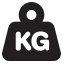 Weight Icon, weight,fitness,KG