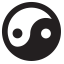 Ying Yang Icon, balance,wellness,ying yang
