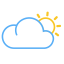 Cloudy Weather Icon, cloud,cloudy,sun