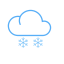 Heavy Snow Icon, cloud,heavy snow,snowflake