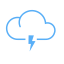 Thunderstorm Icon, cloud,lightning,thunder