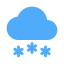 Heavy Snow Cloud Icon, cloud,heavy snow,snow