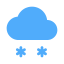 Snow Cloud Icon, cloud,snow,snowy
