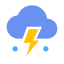 Thunder Shower Hail Cloud Icon, cloud,hail,thunder shower