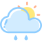 Showers Icon, rain shower,showers,weather