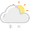 Snow Showers Icon, snow shower,snow showers,weather