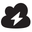 Thunder - Cloud Icon, cloud,thunder