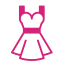 Dress Icon, apparel,dress