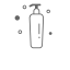 Bubble Spray Bottle Icon, bubbles,spray bottle