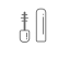 Makeup Brush & Stick Icon, makeup brush,beauty tools