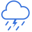 Heavy Rain Cloud Icon, heavy rain,cloud,weather
