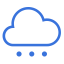 Light Drizzle Cloud Icon, light drizzle,cloud,weather