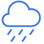 Moderate Rain Cloud Icon, moderate rain,cloud,weather