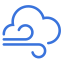 Windy Cloud Icon, cloud,weather,wind