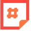 Document Icon, document,hashtag,file