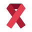 Red Ribbon Icon, red ribbon,medical awareness