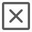 Close Square Outline Icon, close,square,outline