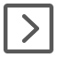 Right Arrow in Outline Square Icon, right,arrow,outline square