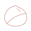 Chestnut Icon, chestnut,nut