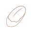 Pecan Nut Icon, nut,pecan