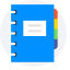 Notebook Icon, notebook,notes,bookmark