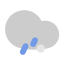 Sleet Weather Icon, rain-snow,sleet