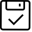 Saved Clipboard Icon, clipboard,save,check